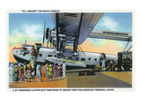 Miami  Florida - Boarding Scene at Pan-American Terminal