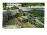 St Augustine  Florida - Fountain of Youth View