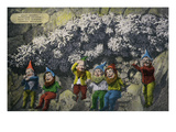 Lookout Mountain  Tennessee - Fairyland Caverns  Interior View with Jolly Gnomes