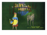 Lookout Mountain  Tennessee - Fairyland Caverns  Interior View of Little Red Riding Hood and Wolf