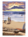 Nauset Beach  Massachusetts - Sunset Scene