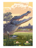 Alligator and Baby