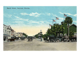 Daytona Beach  Florida - View Down Beach Street