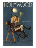 Hollywood  California - Directing Pinup Girl