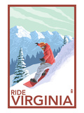 Virginia - Snowboarder Scene