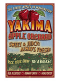 Yakima  Washington - Apple Orchard