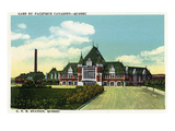 Quebec  Canada - Canadian Pacific Railroad Station Exterior