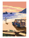 Woody on Beach