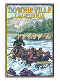 Downieville  California - Rafting Scene