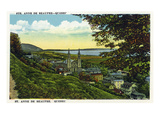 Quebec  Canada - Scenic View of St Anne De Beaupre and the Basilica