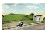 Rochester  New York - Cobbs Hill Reservoir Gate Houses View
