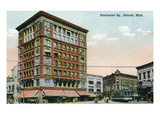 Detroit  Michigan - View of Peninsular Square