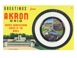 Akron  Ohio - Rubber Manufacturers Firestone  Goodrich  Goodyear