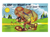 Army Puts on Weight  Not Round the Waist