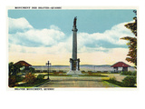 Quebec  Canada - Braves Monument Scene