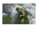 US Army - Soldier in Gas Mask  Chemical Warfare