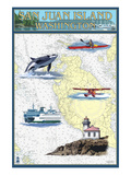 San Juan Island  Washington - Nautical Chart