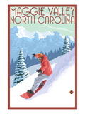 Maggie Valley  North Carolina - Snowboarder