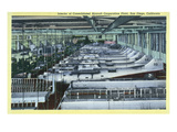 San Diego  California - Interior View of Consolidated Aircraft Corp Plant