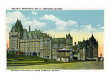 Quebec  Canada - Chateau Frontenac Exterior View from Terrace