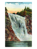 Quebec  Canada - Montmorency Falls Scene