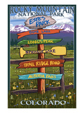 Estes Park  Colorado - Sign Destinations