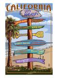 Los Angeles  California - Destination Sign