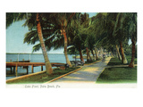 Palm Beach  Florida - View of the Lake Front