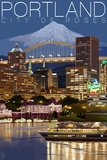 Portland  Oregon - Skyline at Night