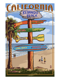 Redondo Beach  California - Destination Sign