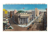 Winnipeg  Manitoba - Main Street South  Bank of Montreal and Dominion Public Bldg