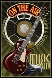 Nashville  Tennessee - Guitar and Microphone