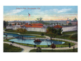 Sacramento  California - Panoramic View of Sutter's Fort