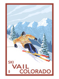 Vail  CO - Downhill Skier