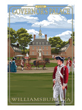 Williamsburg  Virginia - Governor's Palace in Spring