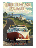 Huntington Beach  California - VW Van Cruise