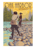 Women Fly Fishing - Oak Harbor  Washington