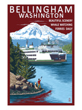 Bellingham  Washington - Ferry Scene