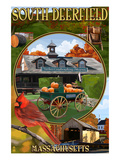 South Deerfield  Massachusetts - Montage Scenes