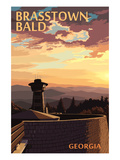 Brasstown Bald  Georgia - Sunset Scene