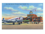 Nashville  Tennessee - Planes Landed on Berry Field