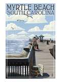 Myrtle Beach  South Carolina - Pier Scene