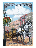 Savannah  Georgia - Horse and Carriage