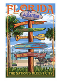 St Augustine  Florida - Sign Destinations
