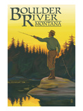 Boulder River  Montana - Fly Fishing Scene