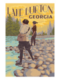 Lake Burton  Georgia - Women Fly Fishing