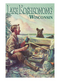 Lake Koshkonong  Wisconsin - Camping Scene
