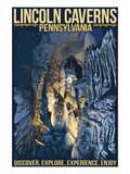 Lincoln Caverns - Huntingdon  Pennsylvania - Blue Version