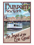 Fairport  New York - Erie Canal Scene