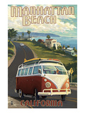 Manhattan Beach  California - VW Van Cruise